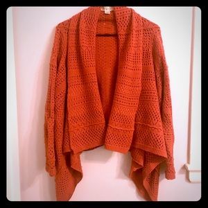 Rust Orange Chunky Sweater